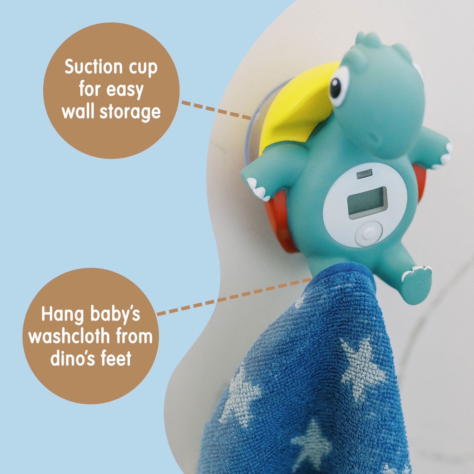 Dr. Brown’s™ CleanUp™ Temposaurus™ Floating Bath Thermometer